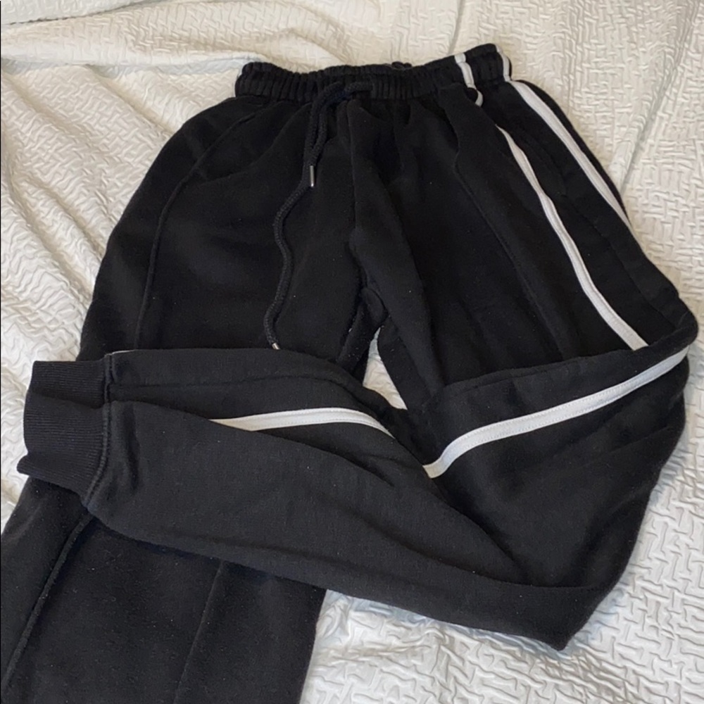Black Jogger Sweatpants